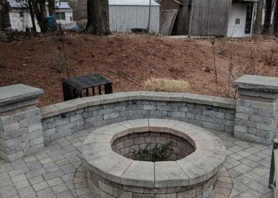 hardscape bench patio firepit a buckley landscaping IMG 20190212 094639