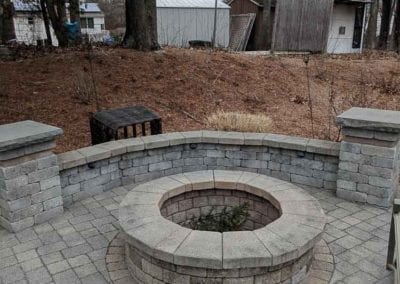 hardscape bench patio firepit a buckley landscaping img 20190212 094639