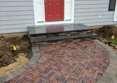 hardscape stairs walkway after a buckley landscaping img 20170522 153531