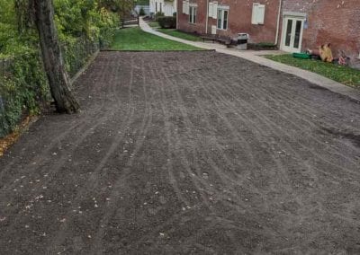 lawn installation before a buckley landscaping img 20191011 123007